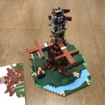 LEGOツリーハウス(21318)組み立て5 なるほど枝はこう付けるのか