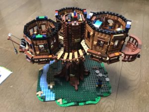 LEGOツリーハウス（21318）組み立て11~12　遊び心いっぱいの子供部屋