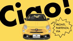 アバルト595の起動画面がショボすぎなので自分で描いてみる